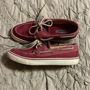 Sperry Top-Sider pink boat shoes size 7.